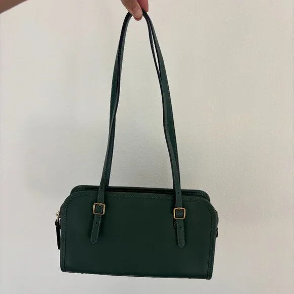 COACH Swing Zip Bag in Hunter Green - Picture 11 of 11
